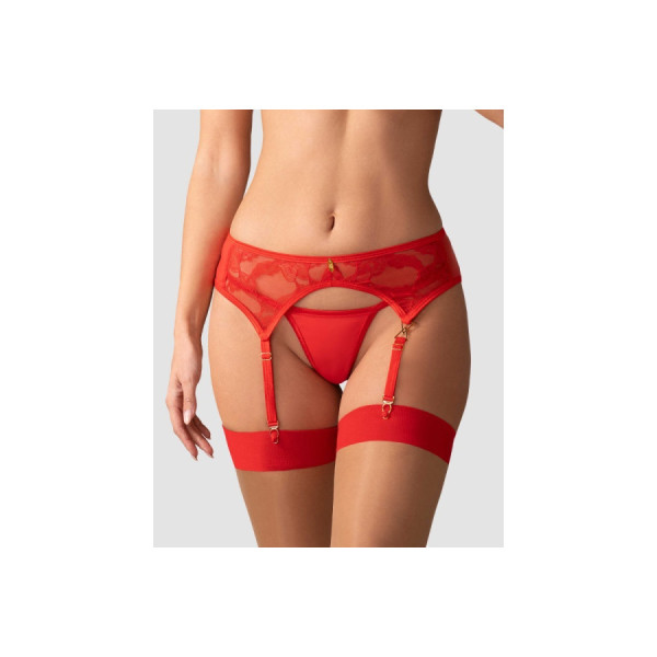 Aliosa porte-jarretelles - Rouge